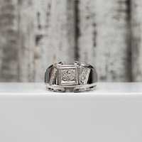 14K Old Euro Diamond Ring