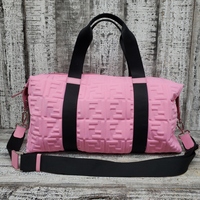 Fendi 3D FF Logo Embossed Duffle Bag