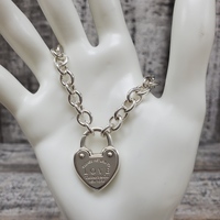 Tiffany & Co. Love Lock Bracelet *Some Normal Signs of Wear*