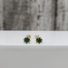 14K Emerald Baby Earrings