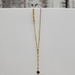 14K Double Strand Bead Design Bracelet