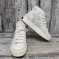 Size 42 Amiri Men's Star High Top Sneakers
