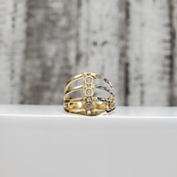 14K Fancy Cut CZ Ring