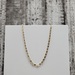 22" 14K TriColor Valentino Link Necklace