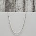 19.75" Platinum Bead Design Necklace