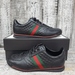 Gucci Unisex Ace Leather Trainers Sneaker In Box Size 10
