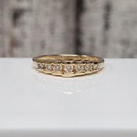 14K Diamond Band Ring