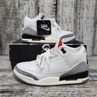 Preowned Air Jordan 3 White Cement Reimagined Size 8 In Box