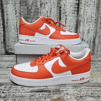 NIKE AIR FORCES FZ4627 800 ORGANGE AND WHITE SIZE 13