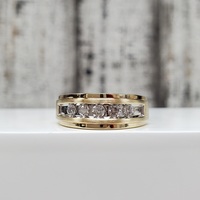 10K Diamond Band Ring
