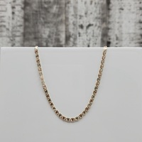21.75" 14K TriColor Valentino Link Necklace