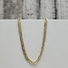 18.25" 10K Solid Diamond Cut Anchor Link Necklace