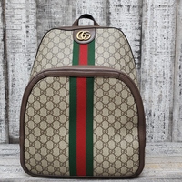 Gucci Ophidia Backpack GG Supreme Medium Beige/Ebony