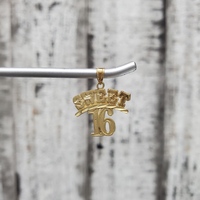 10K "Sweet 16" Pendant