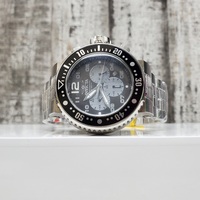 Invicta 25073 52mm Chronograph Stainless Steel Black Dial Watch