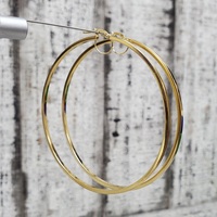 10K Large Hoop Earrings
