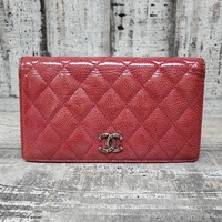 Chanel Organizer Red Wallet
