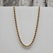 18" 10K Rope Chain Necklace