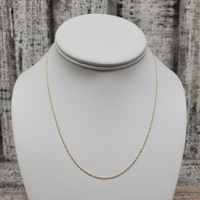 16" 14K Thin Chain Necklace