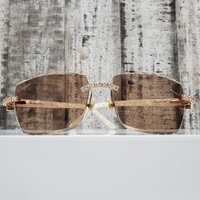Cartier Classic Gold Diamond Sunglasses CT0034S001
