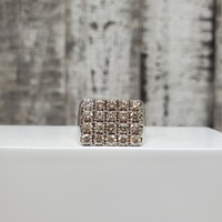 14K Cluster Diamond Ring