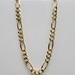 21.75" 14K Solid Figaro Link Necklace