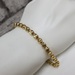 8.25" 10K Fancy Bead Design Bracelet