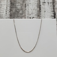 18" 14K Box Link Necklace