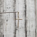 14K Diamond Cross Religious Pendant