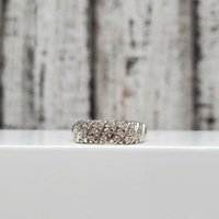 14K Diamond Band Ring