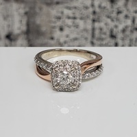 10K Diamond Ring