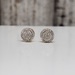10K Diamond Cluster Stud Earrings w/ Screwbacks
