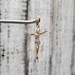 14K Crucifix Religious Pendant