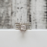 14K Diamond Wedding Set IGI: 32796414