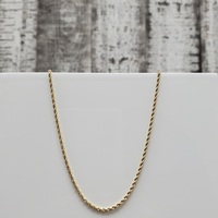 16.25" 14K Rope Chain Necklace