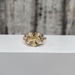 14K TriColor Flower Design Ring