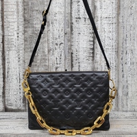 Louis Vuitton Black Coussin MM