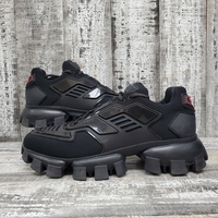 Prada Black Mesh and Rubber Cloudbust Thunder Low Top Sneakers Size: 11 No Box