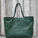 Tory Burch Hunter Green Pebbled Leather Taylor Tote Bag