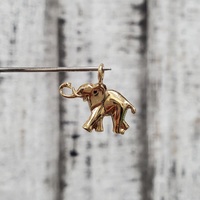 14K Elephant Pendant