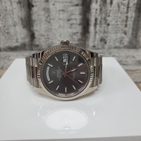 Rolex Day-Date 40mm 228239 Motif Dial White Gold Men's Watch 