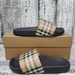 Burberry Furley Check Pool Slides Size 36