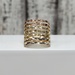 14K TriColor Semenario Style Ring