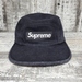 Supreme Black Denim Cap