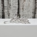 10K Diamond Leaf Brooch Pin