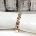 7.5" 14K TriColor Elephant Bracelet