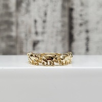 14K Elephant Ring