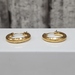 14K Fancy Cut Hoop Earrings
