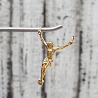 14K Jesus Religious Pendant