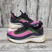 Chanel Pink And Green Sneakers Size 38